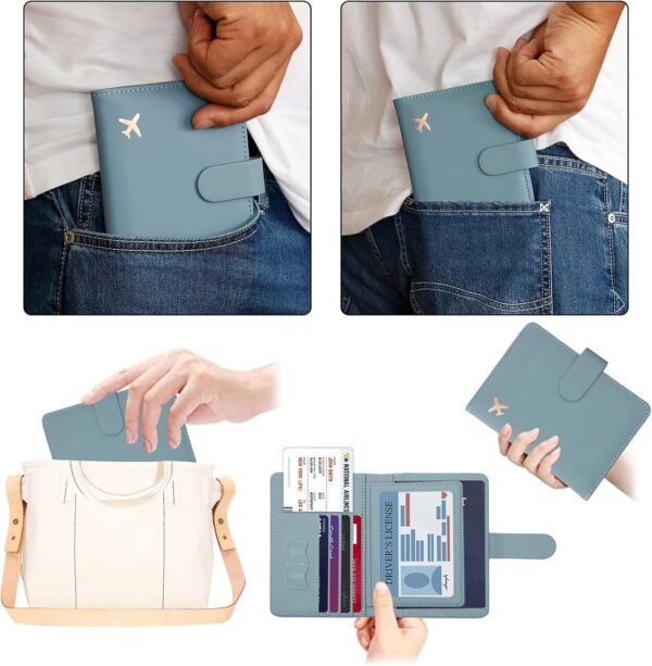 Melsbrinna Rfid Passport Holder for Travel - Image 4