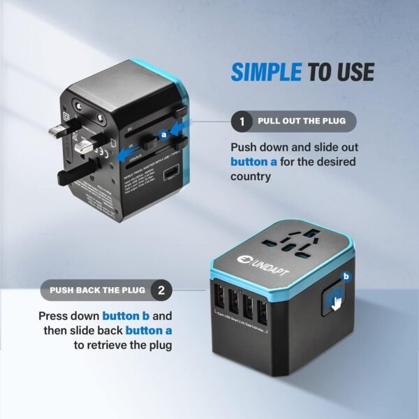 Unidapt Universal Travel Adapter - Image 5