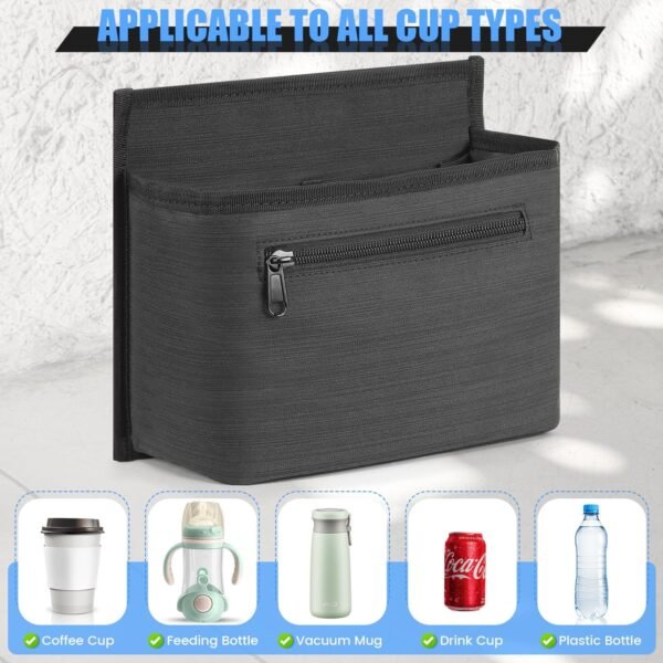Luggage Travel Cup Holder Attachment for Suitcase - Image 4