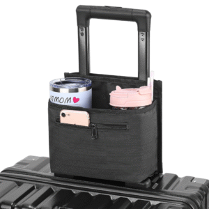 Luggage Travel Cup Holder Attachment for Suitcase